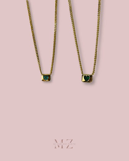 Square Heart Necklace