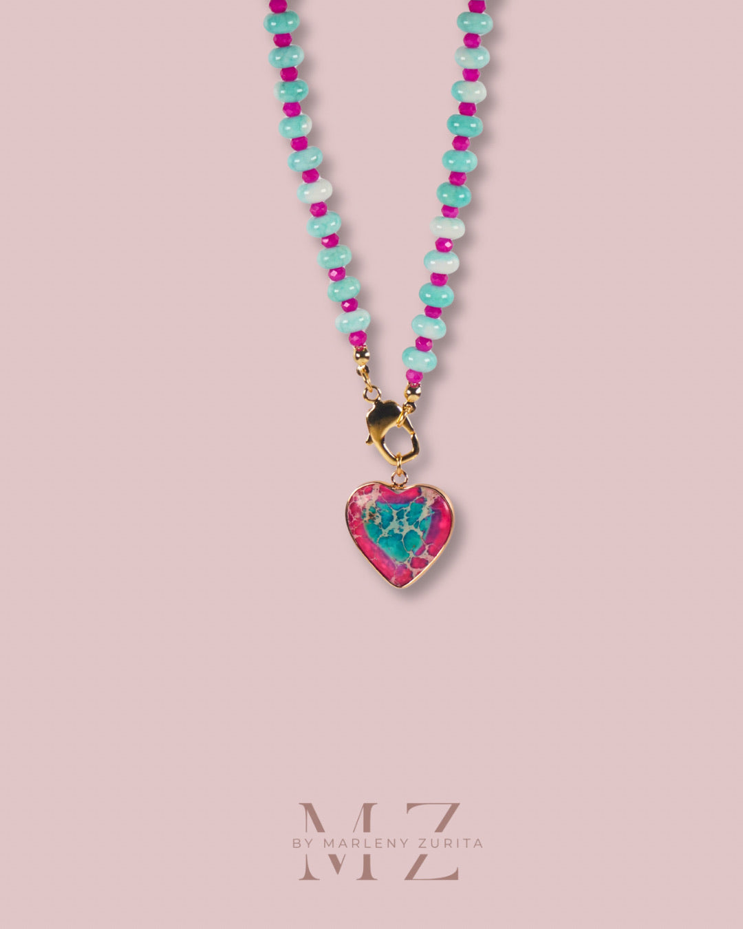 Turquoise Heart Necklace