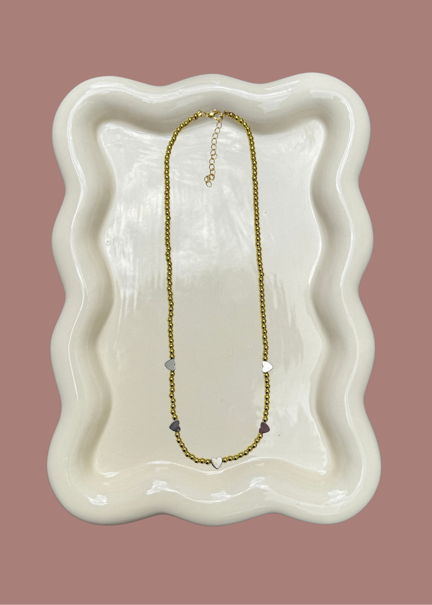 Heart Bead Necklace