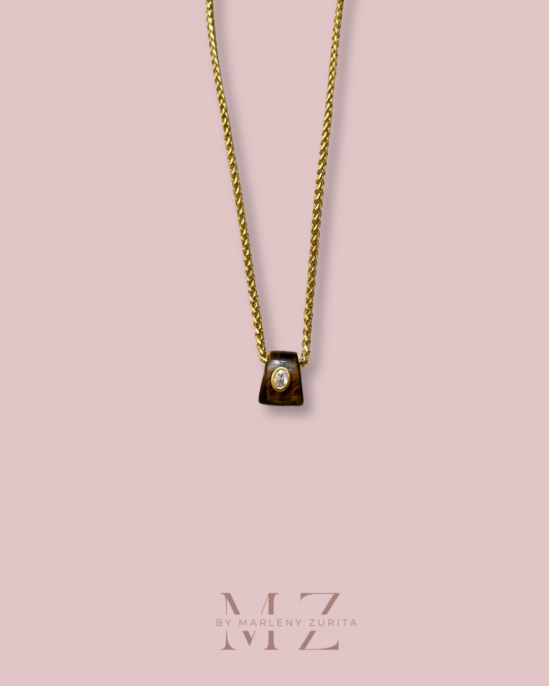 Tiger Eye Pendant Necklace