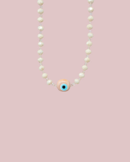 Crystal Evil Eye Necklace
