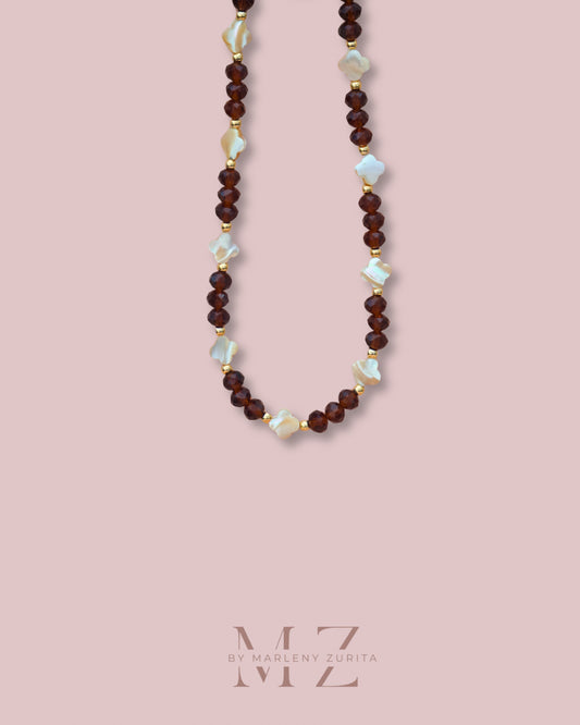 Clover Crystal Necklace