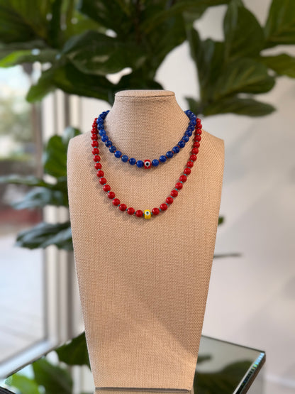 Bead Evil Eye Necklace
