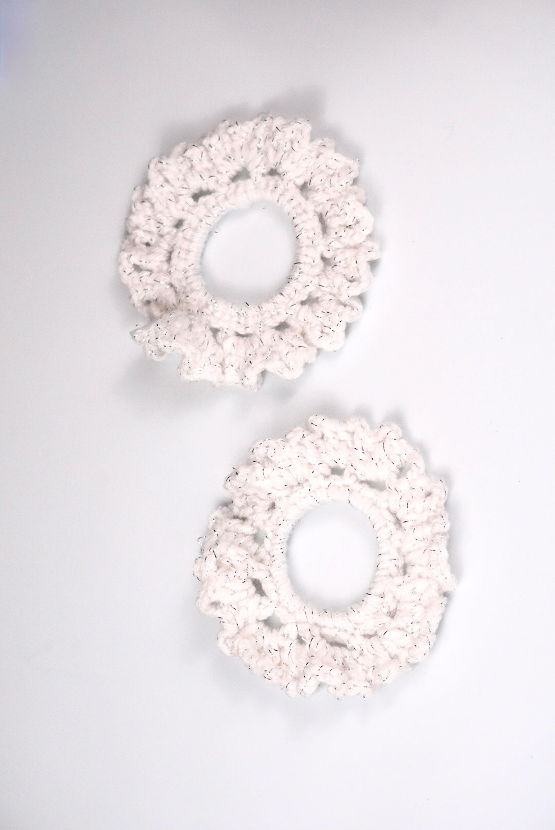 Crochet scrunchies