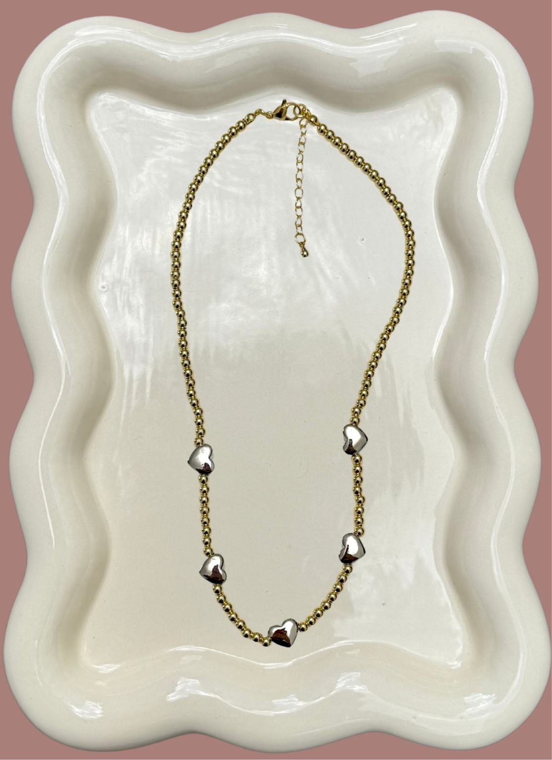 Heart Bead Necklace