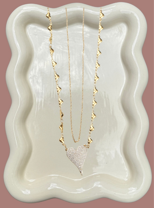 Shiny Heart Necklace