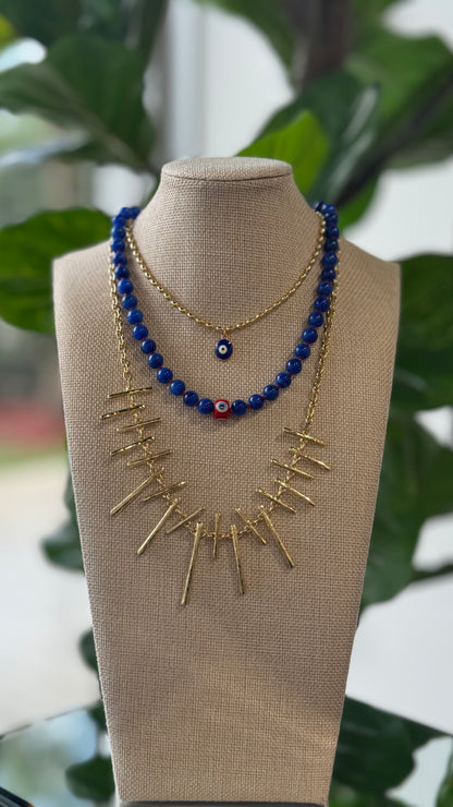 Bead Evil Eye Necklace