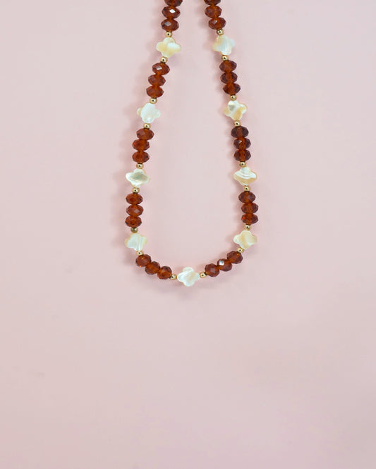 Clover Crystal Necklace