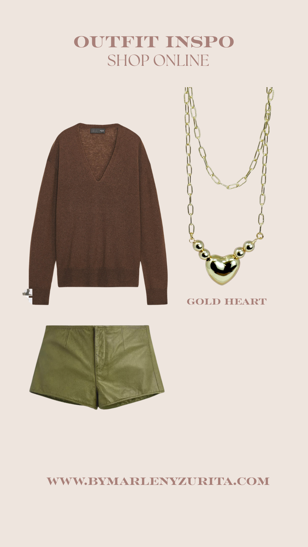 Gold Heart Necklace