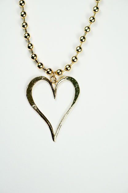 Golden Heart Necklace