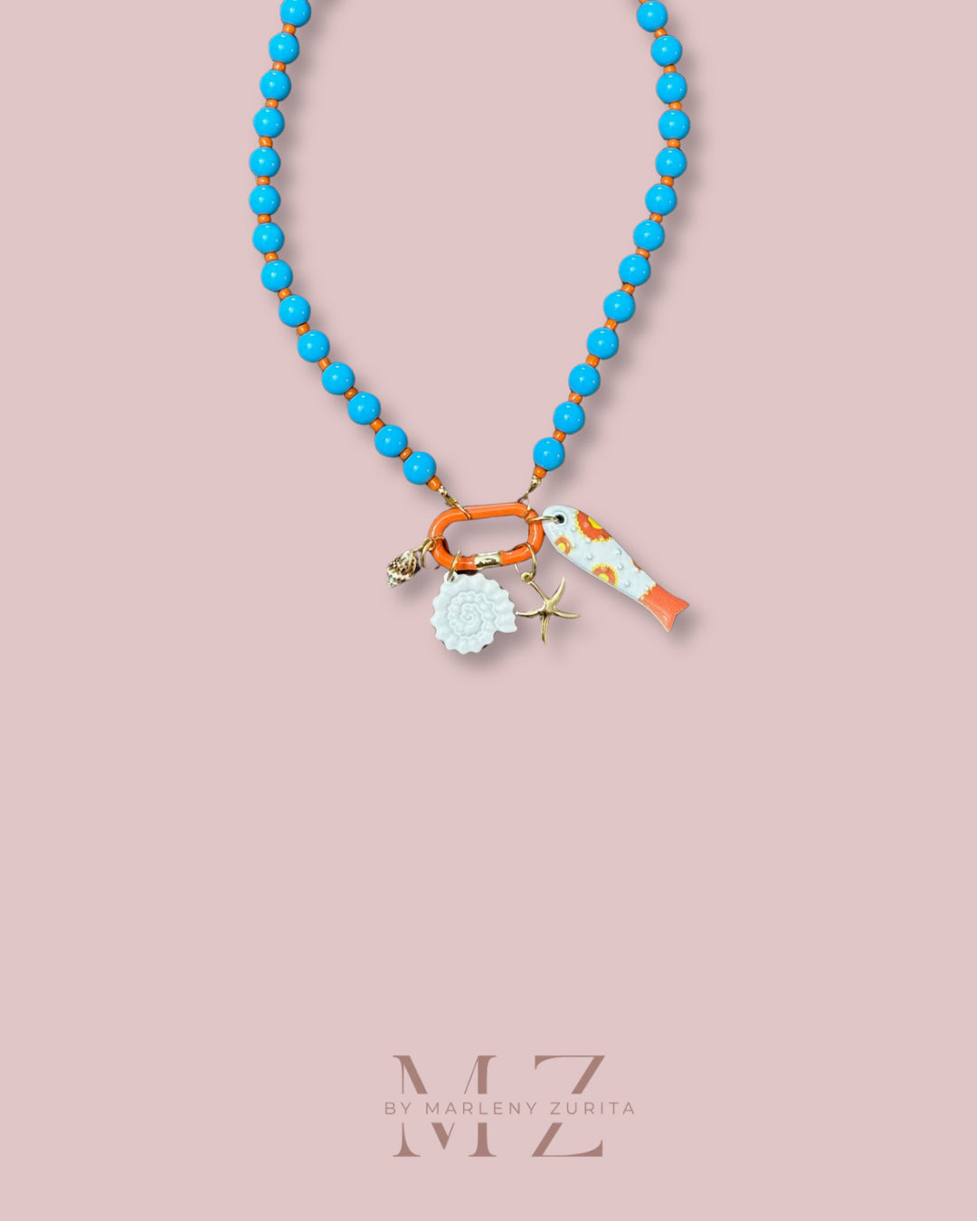 Bead Charm Necklace