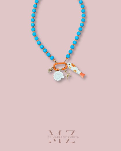 Bead Charm Necklace
