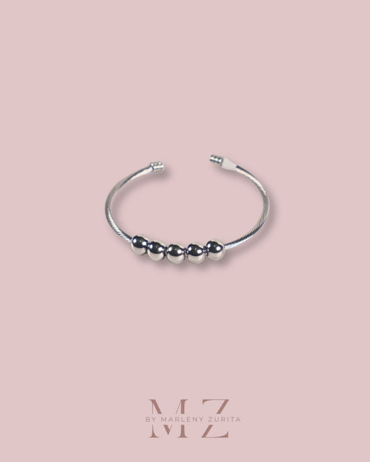 Silver Beads Bracelet