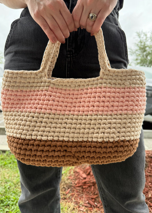 Crochet Long Handle Bag