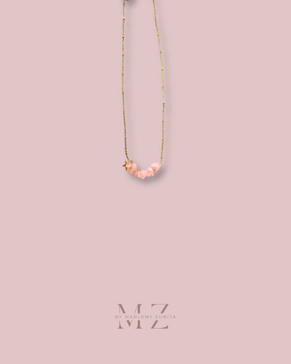 Natural Stone Gold Necklace