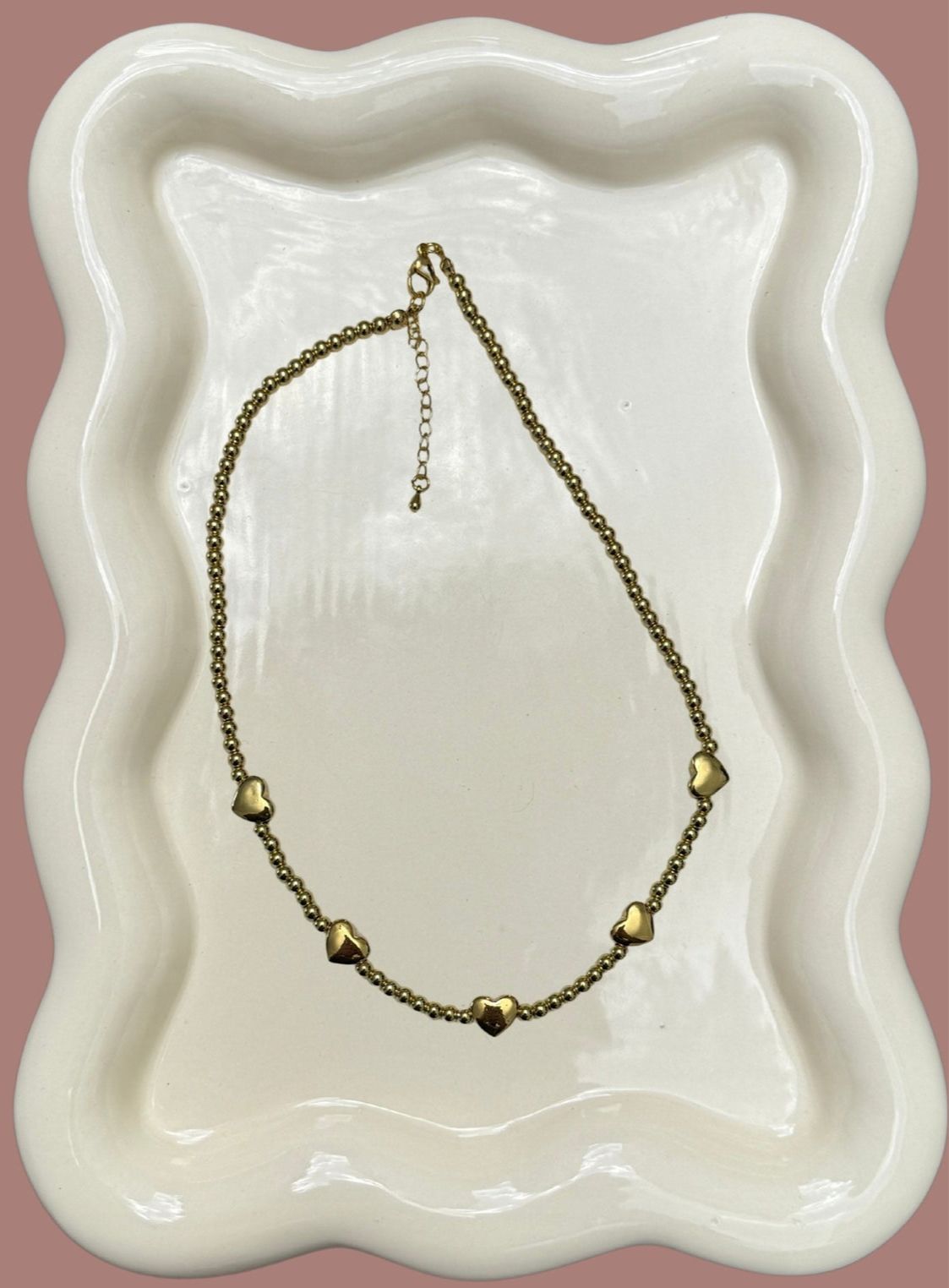 Heart Bead Necklace