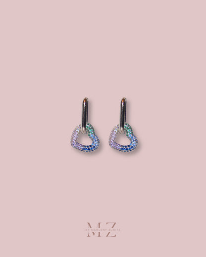Crystal Heart Earring