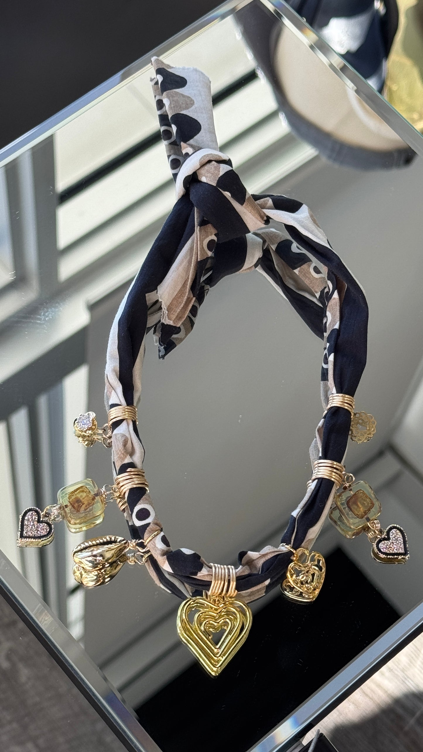Heart Bandana Necklace