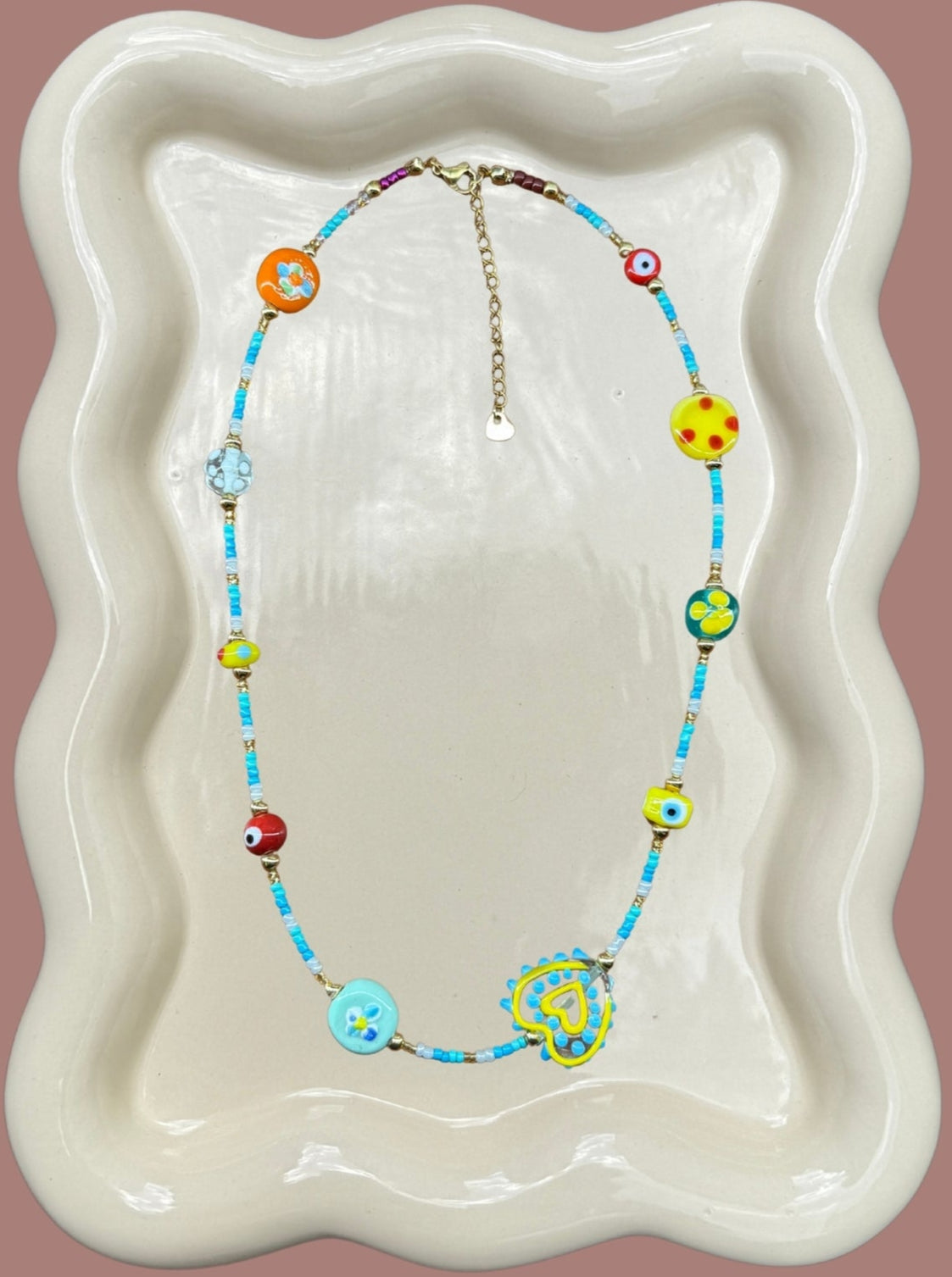 Fire Heart Necklace