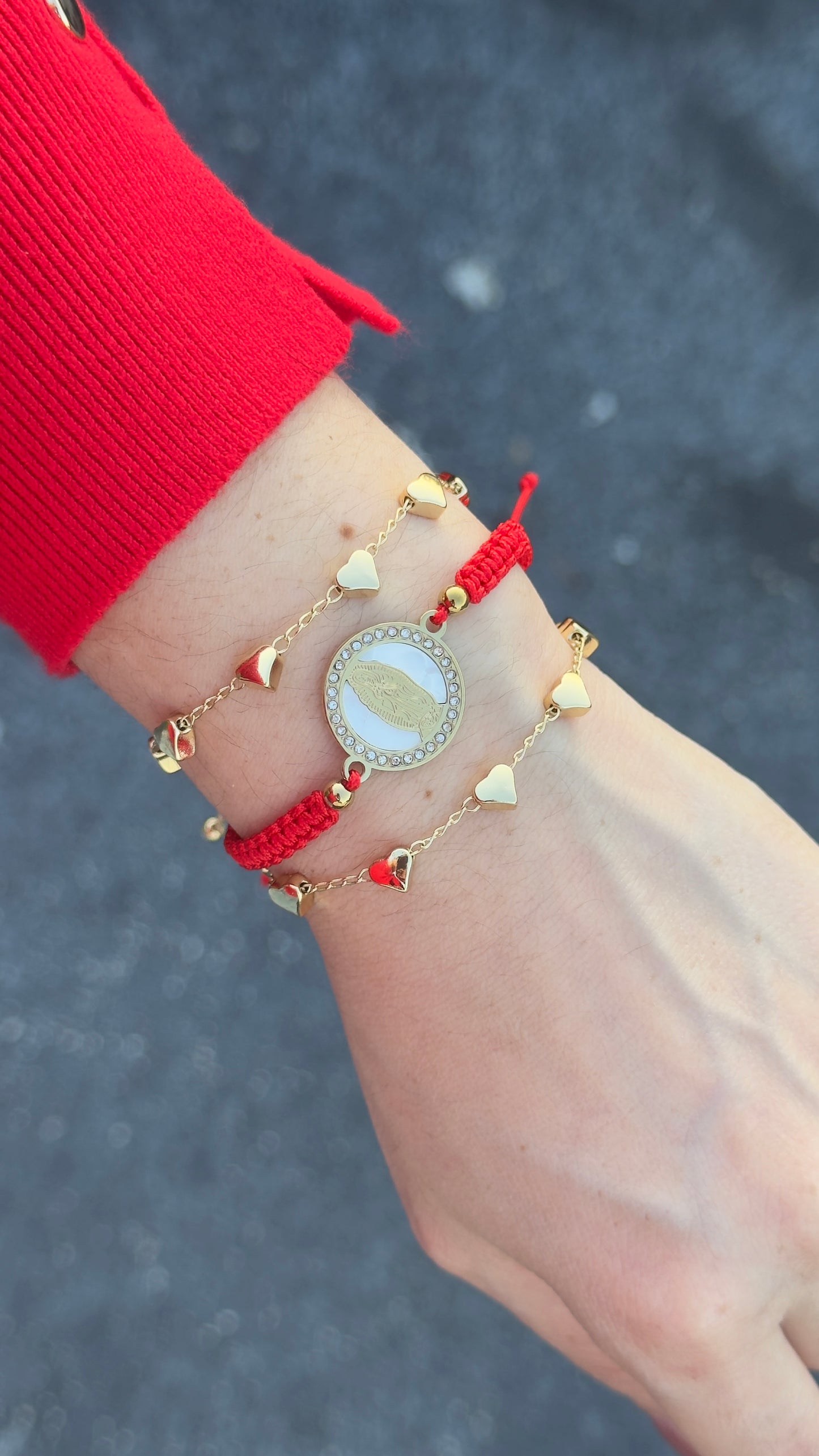 Adjustable Heart Bracelet