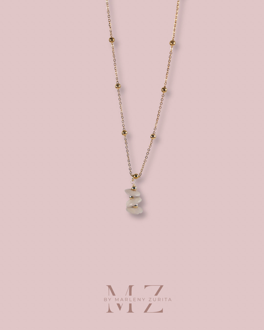 Gray Sea Necklace