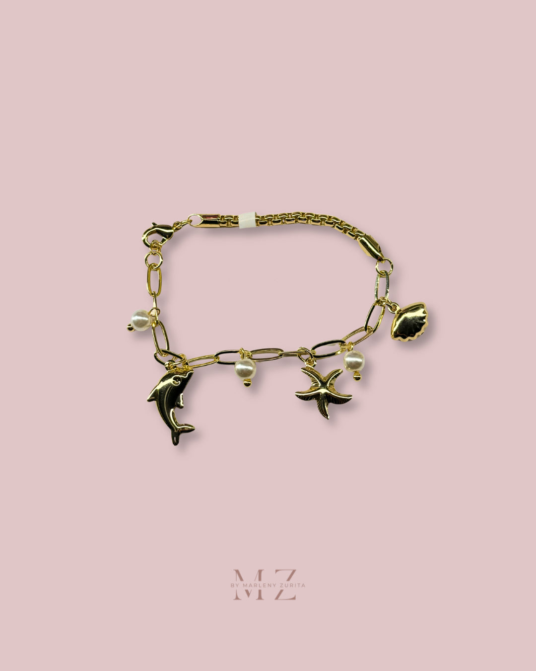 Pearl and Sea Bracelet