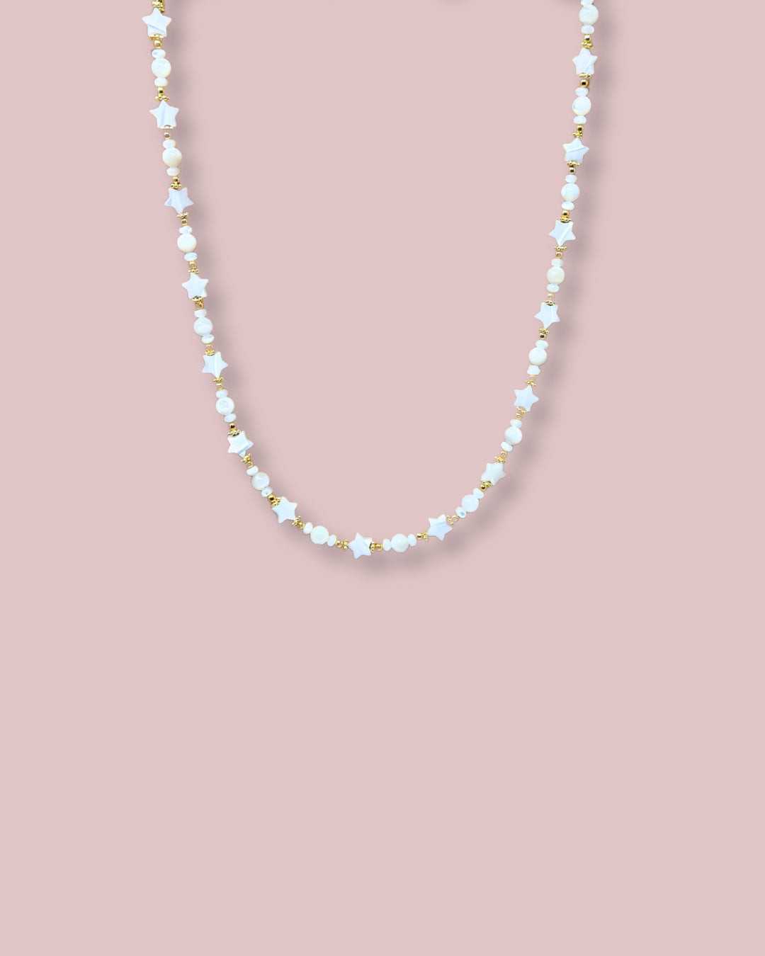 Star Mother of Pearl Necklace