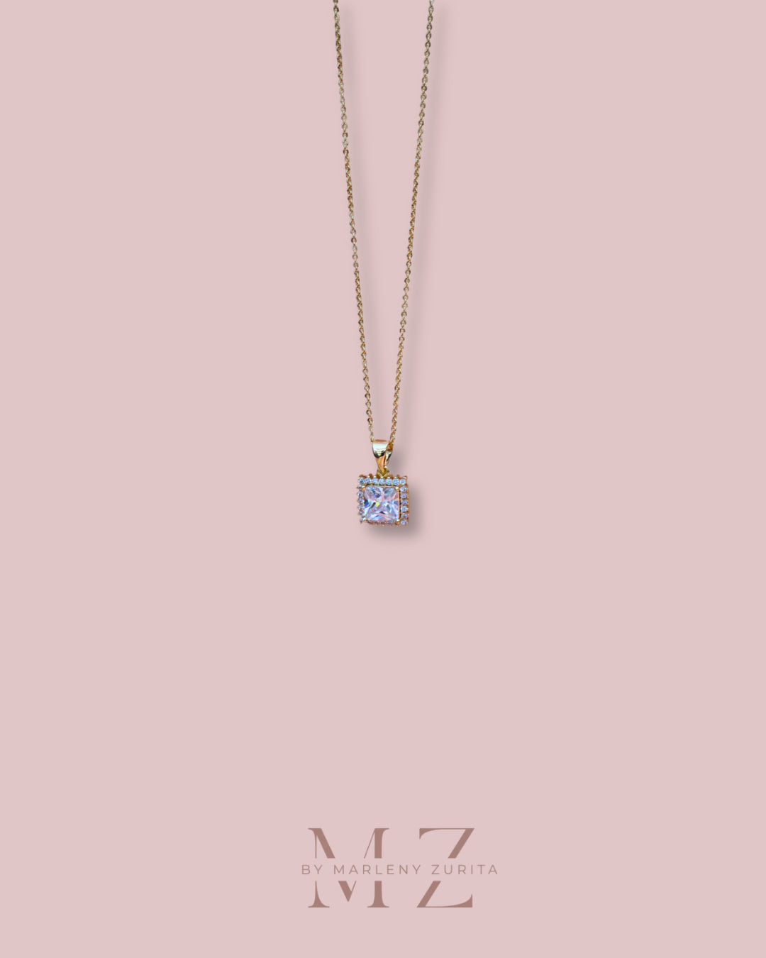 Shine Square Necklace