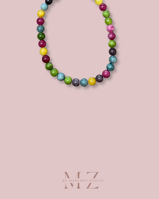 Multicolor Agate Necklace
