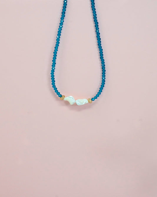 Crystal Mother of Pearl Necklace
