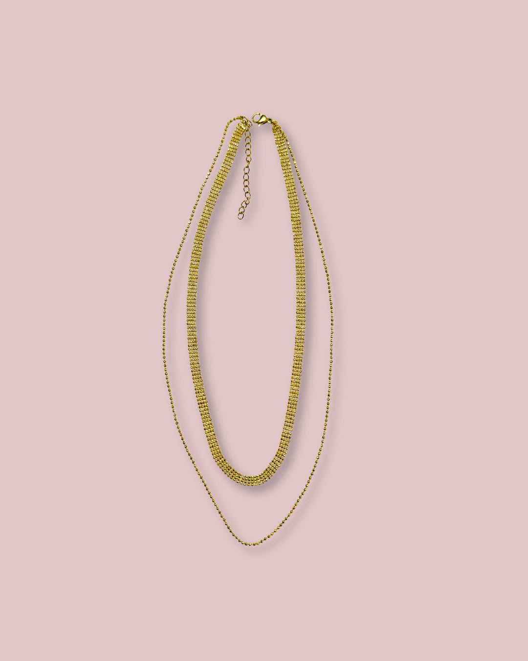 Double Chain Gold Necklace