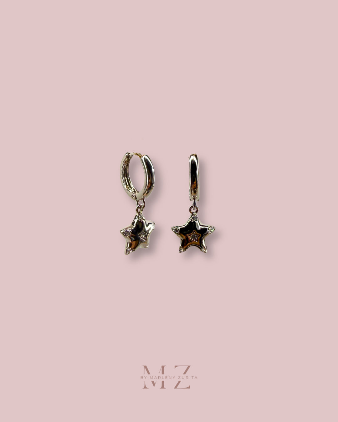 Star Silver Earring