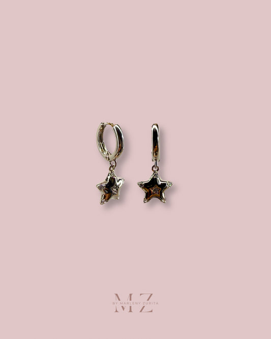 Star Silver Earring