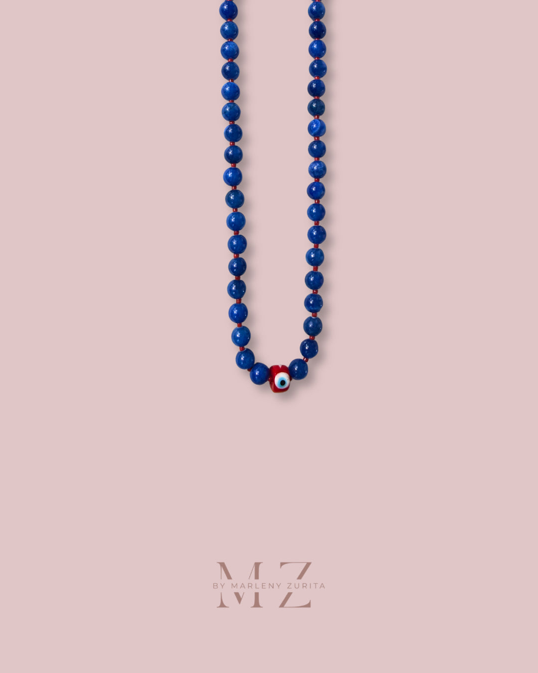 Bead Evil Eye Necklace