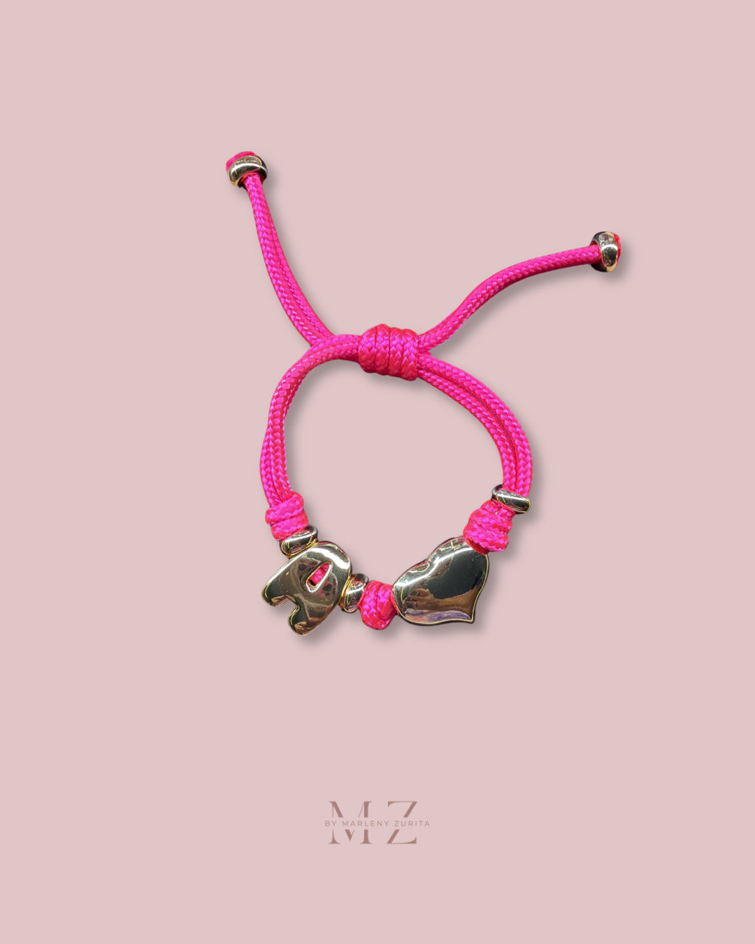 Initial Motif Paracord Bracelet