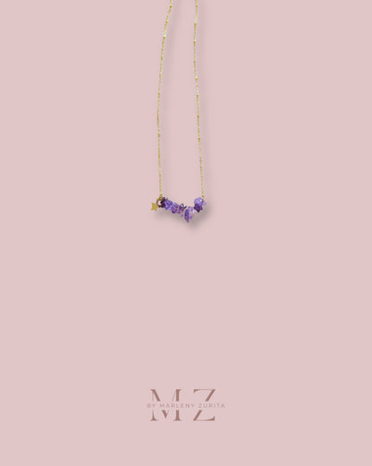 Natural Stone Gold Necklace