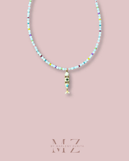 Color Fish Necklace