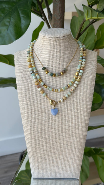 Heart Stone Magui Necklace