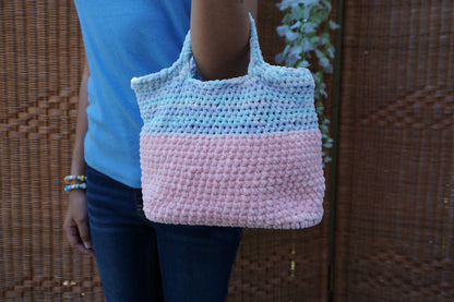Crochet Long Handle Bag