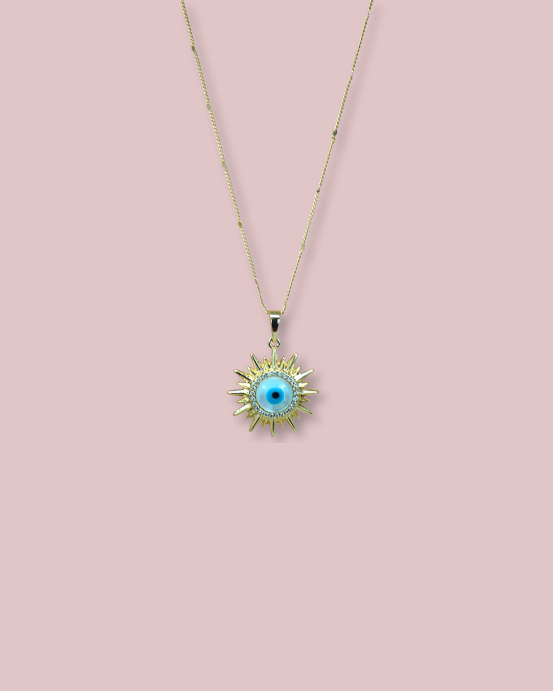 Evil Eye Crystal pendant Necklace