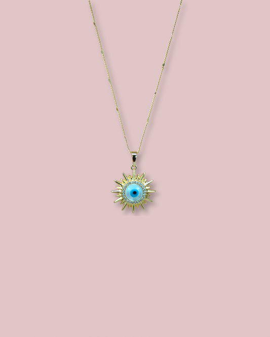 Evil Eye Crystal pendant Necklace