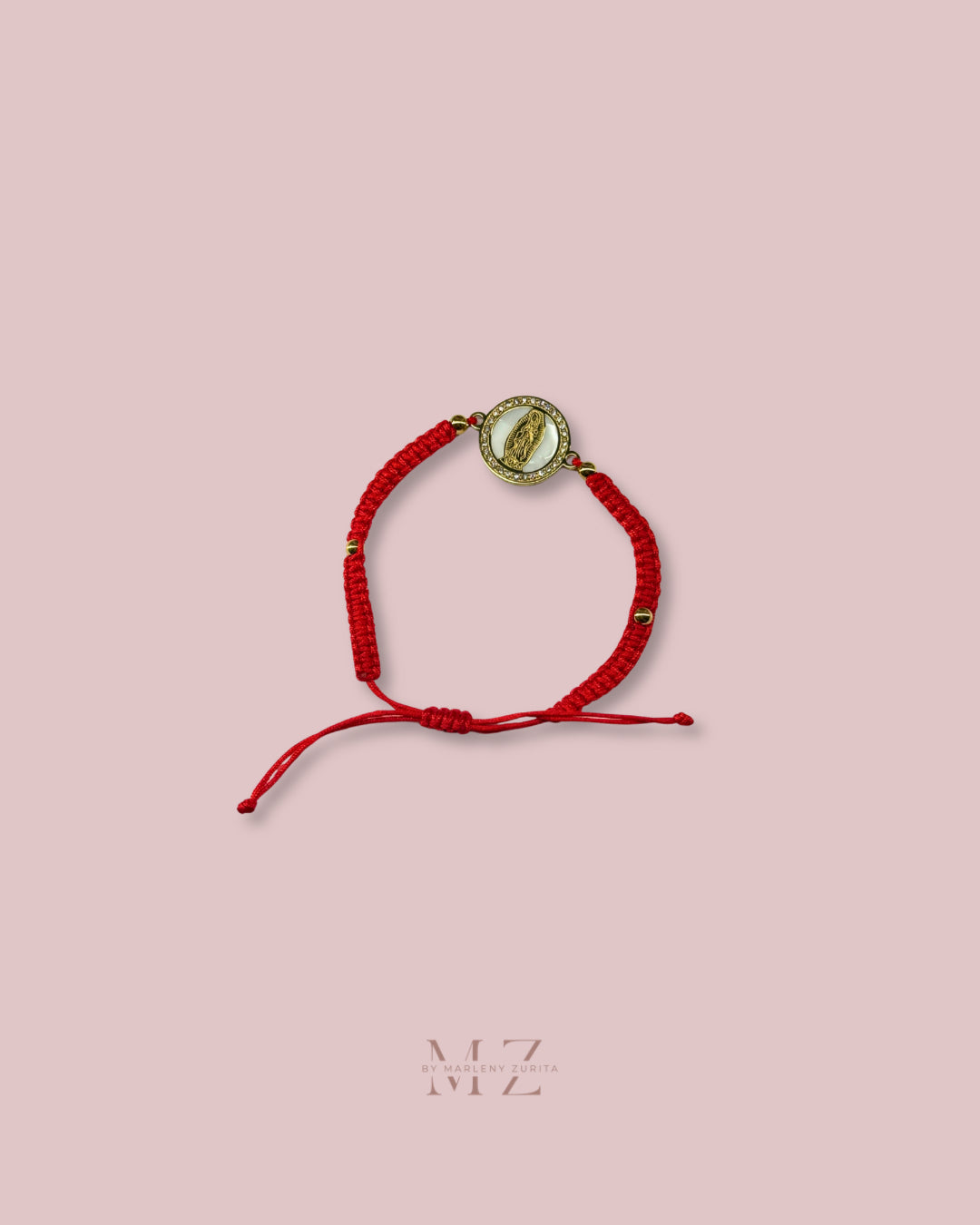 Mother of Pearl Virgen de Guadalupe Bracelet