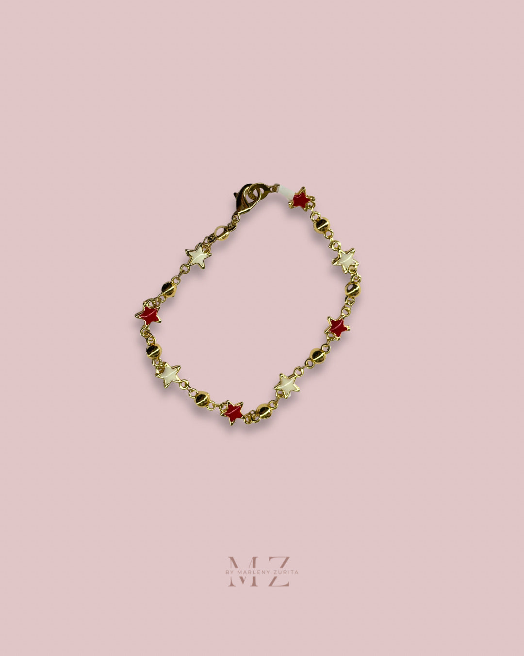 Gold Star Anklet