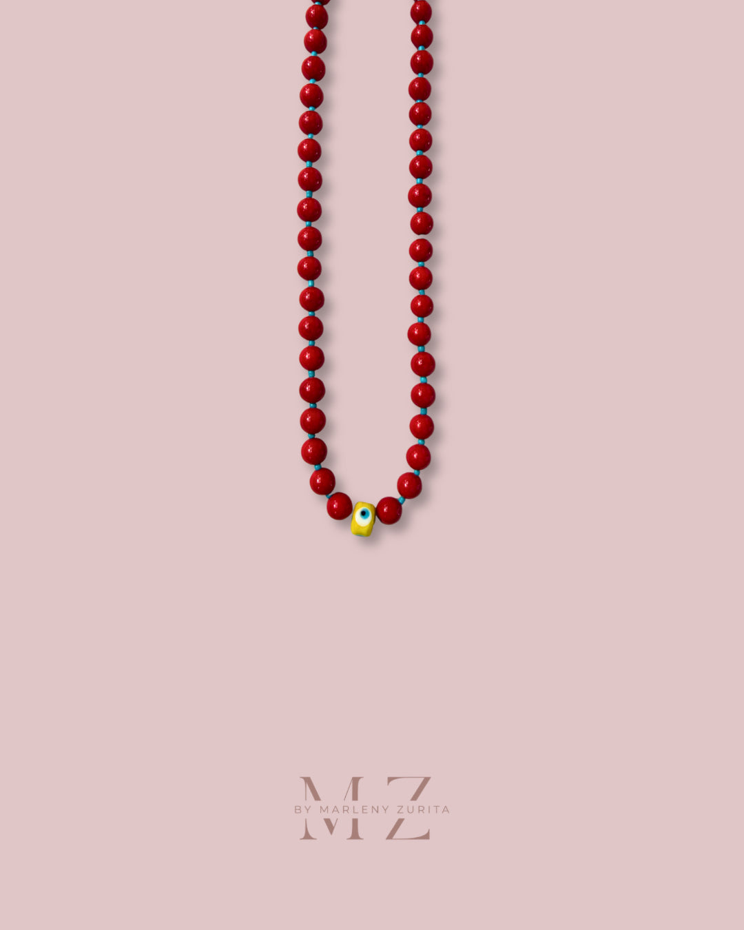 Bead Evil Eye Necklace