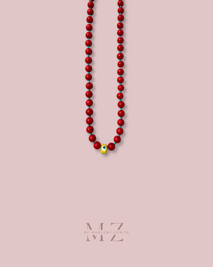 Bead Evil Eye Necklace