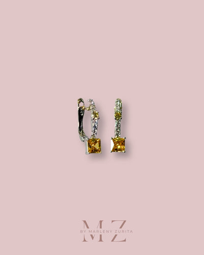 Sunshine Crystal Earrings