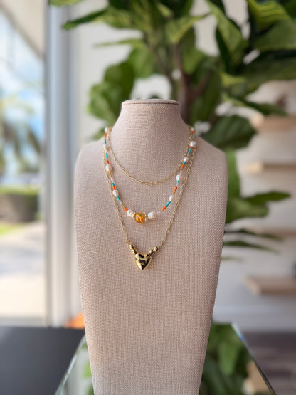 Flower Pearl Necklace