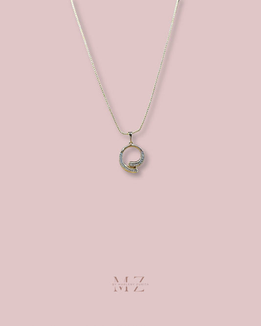 Gold Spiral Necklace