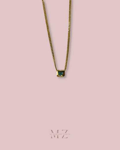 Square Heart Necklace