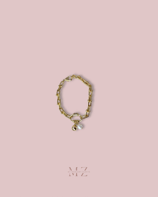 Pearl Gold Bracelet